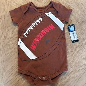 Adidas “Wisconsin Badgers” Graphic Onesie